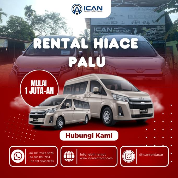 sewa hiace palu